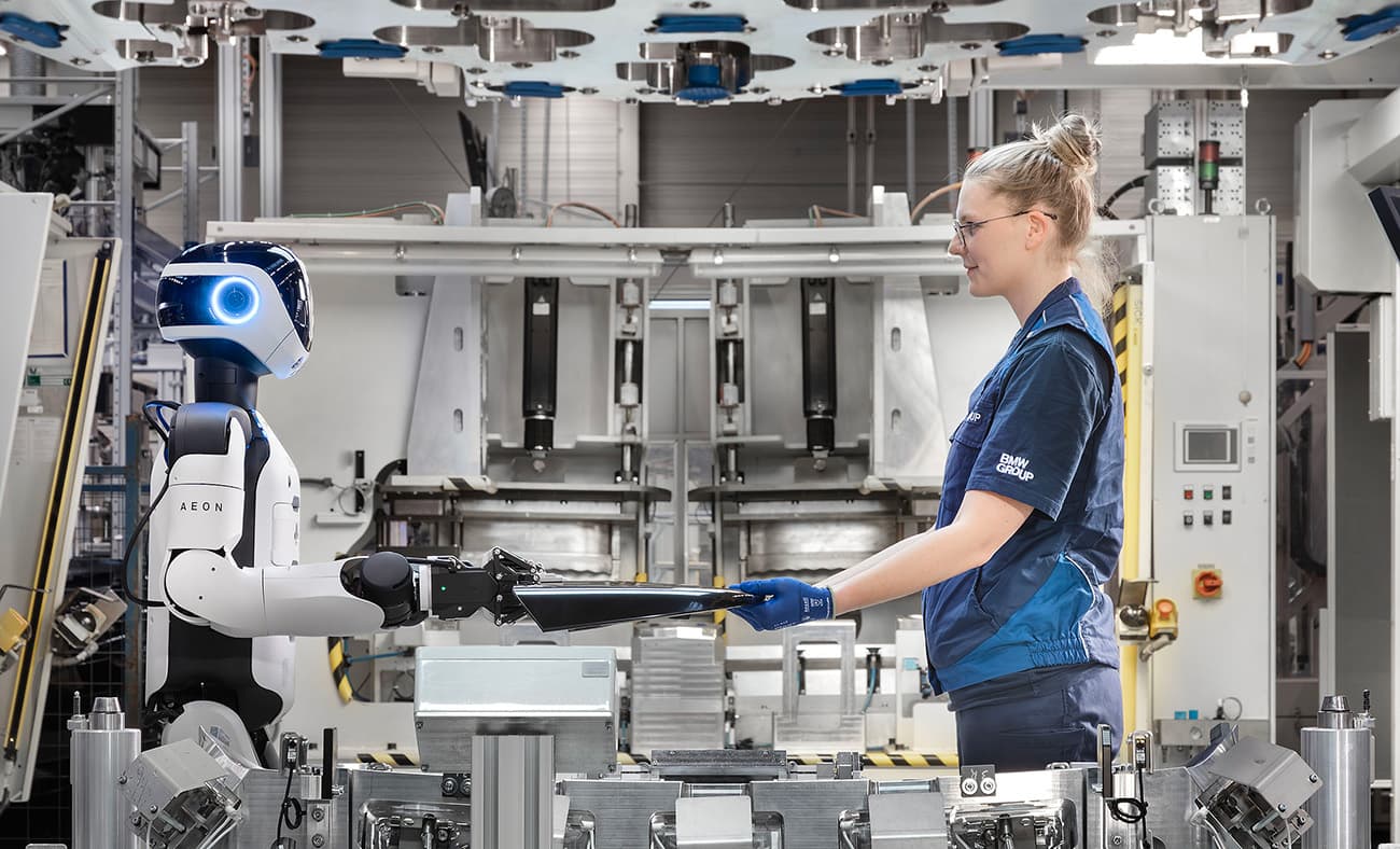 Hexagon's AEON humanoid robot at BMW Plant Leipzig