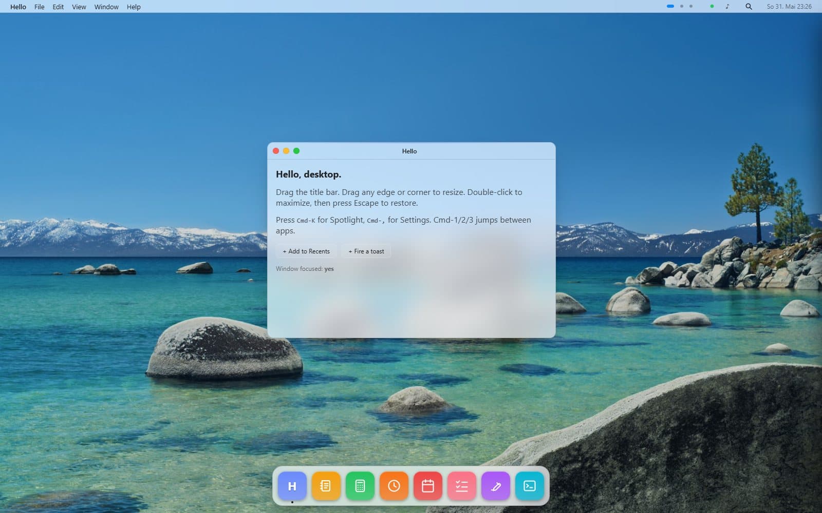 macOS, if you squint