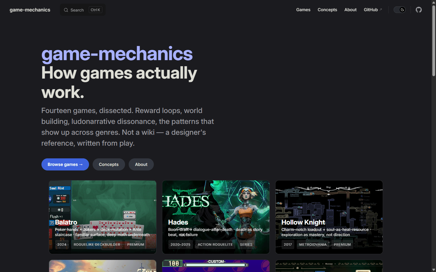 Game Mechanics